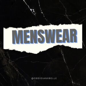 Menswear items 